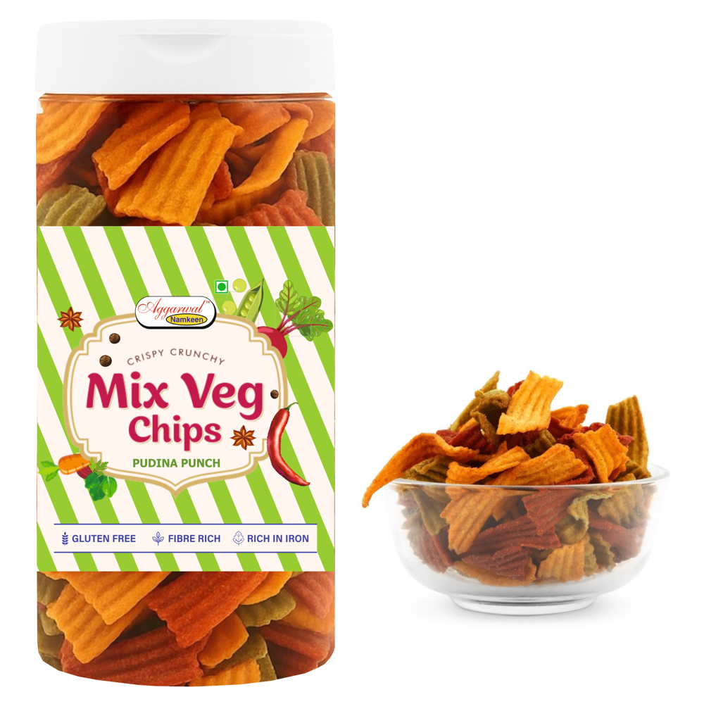 Mix Vegetable Mint Chips