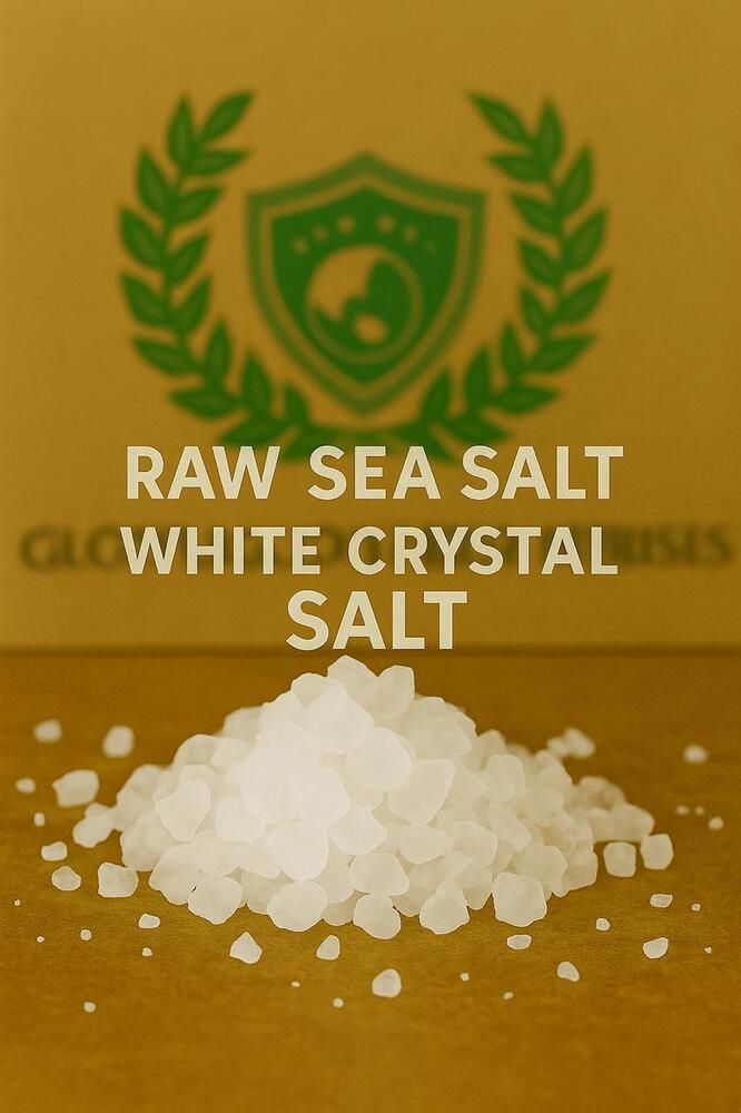 Raw White Crystal Sea Salt - Packaging: Pp Woven Bags / Hdpe Bags With Liner / Bulk