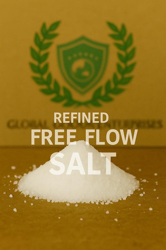 Refined Free Flow Salt - Color: White