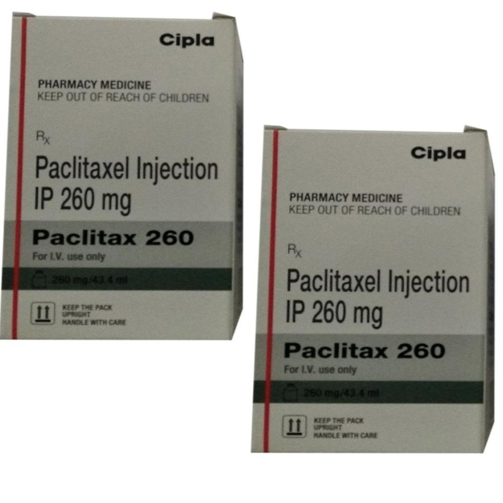 Paclitax Paclitaxel 260 Mg Injection - Origin: India