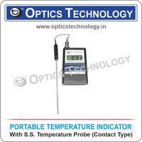 Portable Temperature Indicator - Accuracy: 0.1 Â°c