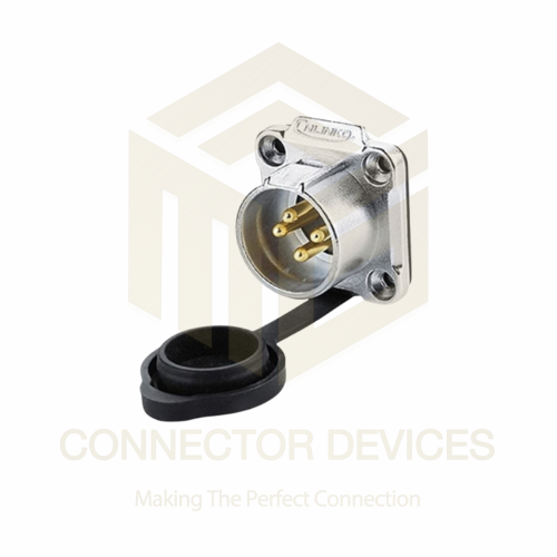 LP20 500V 20A 4Pin Male Socket IP67 Waterproof Power Connector