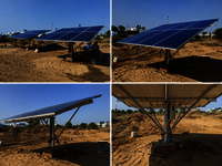 Solar Pump Structure - Color: Blue