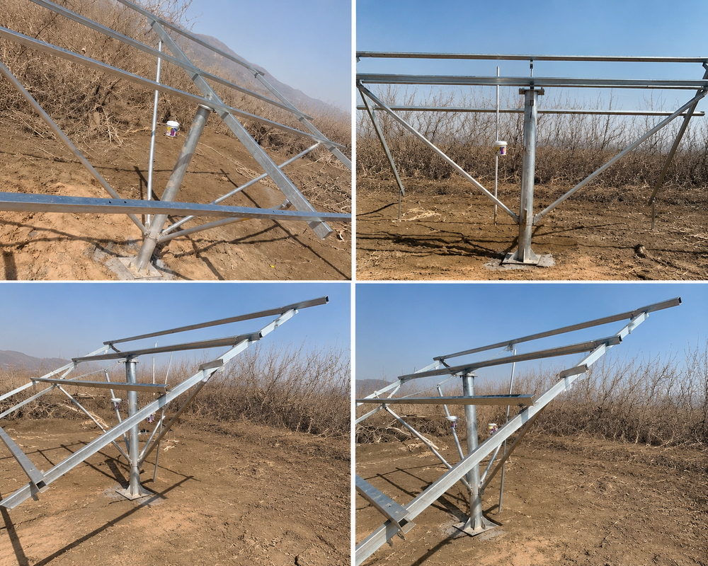 Solar Pole Stand - Cable Length: As Per Requirement Millimeter (Mm)
