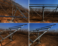 Solar Pole Stand - Cable Length: As Per Requirement Millimeter (mm)