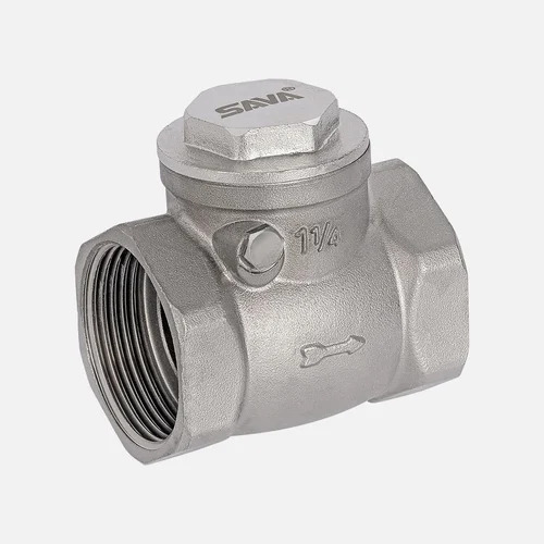 1.1-4 Brass Check Valve Lite - Color: Silver