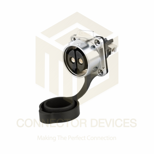 LP28 500V 50A 2Pin Female Socket IP67 Waterproof Power Connector Metal Shell Screw Terminal