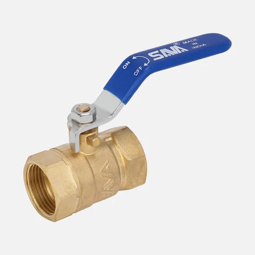 1 Inch Brass Ball Valve For Water Application - Color: Golden