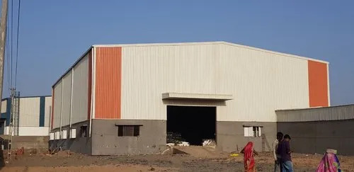 20 Feet Industrial Shed Structure - Color: White