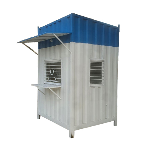 Portable Security Cabin - Floor Material: Cement Board + Vinyl / Pvc / Wooden Flooring