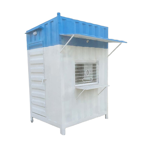 Portable Security Cabin - Floor Material: Cement Board + Vinyl / Pvc / Wooden Flooring