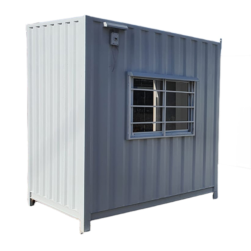 Portable Security Cabin - Floor Material: Cement Board + Vinyl / Pvc / Wooden Flooring