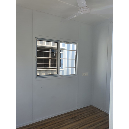 Portable Security Cabin - Floor Material: Cement Board + Vinyl / Pvc / Wooden Flooring