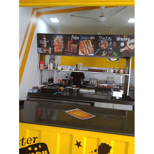 Portable Food Kart - Floor Material: Cement Board + Vinyl / Pvc / Wooden Flooring