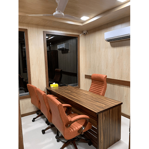 Prefabricated Portable Container Office - Floor Material: Cement Board + Vinyl / Pvc / Wooden Flooring