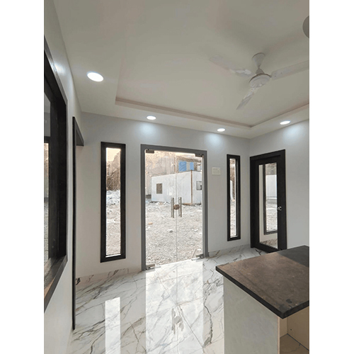 Prefabricated Portable Container Office Cabin - Floor Material: Cement Board + Vinyl / Pvc / Wooden Flooring