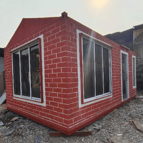 Prefabricated Portable Home - Floor Material: Cement Board + Vinyl / Pvc / Wooden Flooring