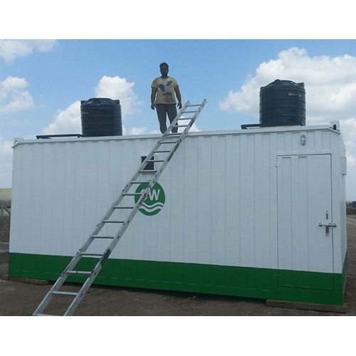 Shiping Portable Container Office - Floor Material: Cement Board + Vinyl / Pvc / Wooden Flooring