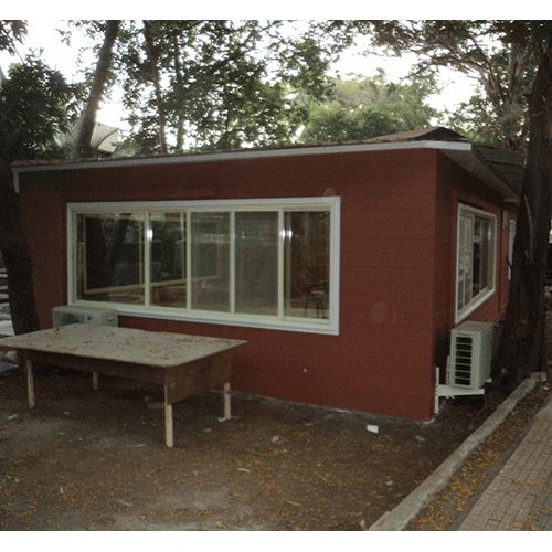 Gym Prefabricated Portable Container - Floor Material: Cement Board + Vinyl / Pvc / Wooden Flooring