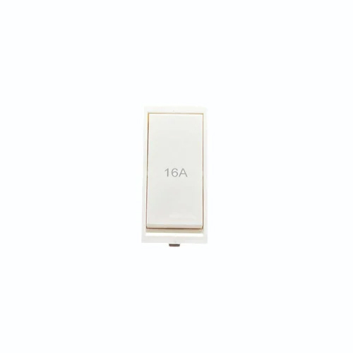 3-Gee 16Amp Flat Switch - Color: White