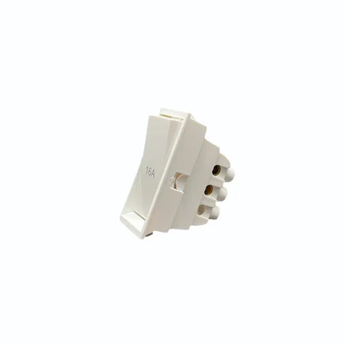 3-gee 16amp Flat Switch - Color: White