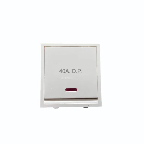 3-GEE 40Amp फ्लैट डीपी स्विच पोर्सेलिन के साथ