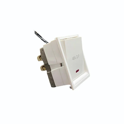 3-gee 40amp Flat Dp Switch With Porcelain - Color: White