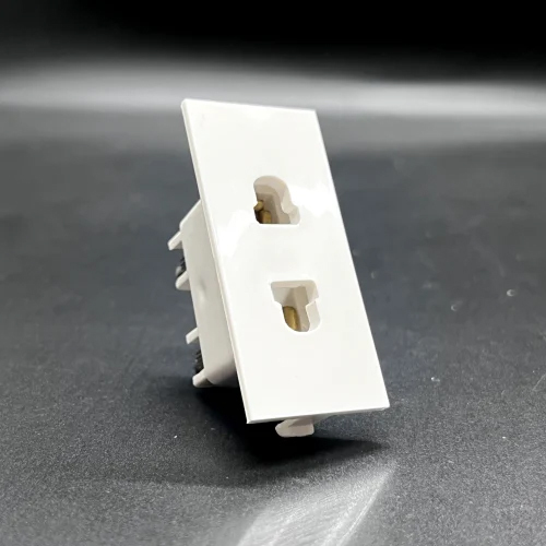 2 Pin Socket - Color: White