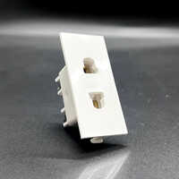2 Pin Socket - Color: White