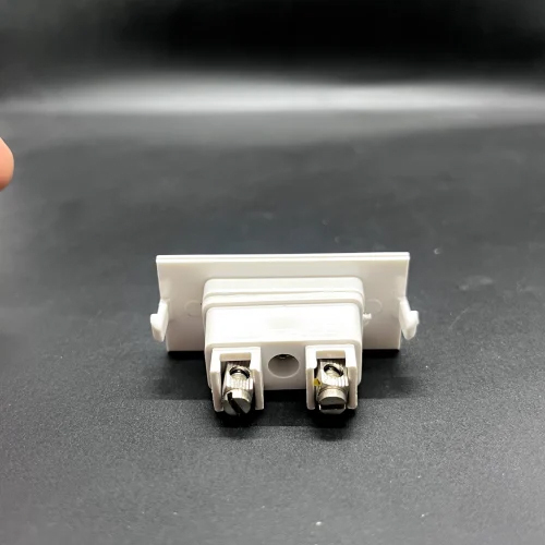 2 Pin Socket - Color: White