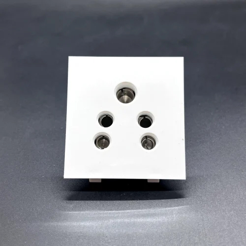 5 Pin Socket With Porcelain - Color: White