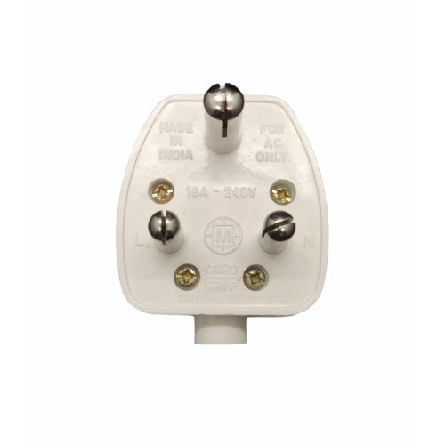 3-gee 6amp 3 Pin Top Sumo Urea - Color: White