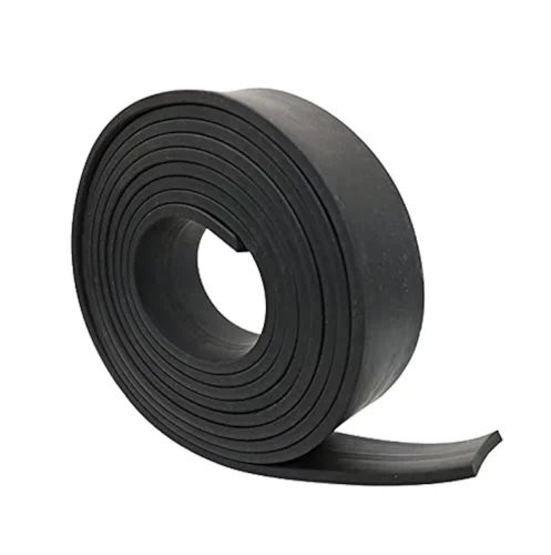Neoprene Rubber Strips - Standard Size, 1-5mm Thickness | Black Plain Surface, Good Quality Rubber for Industrial Applications
