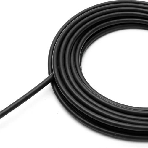 Natural Rubber Cord - Color: Black