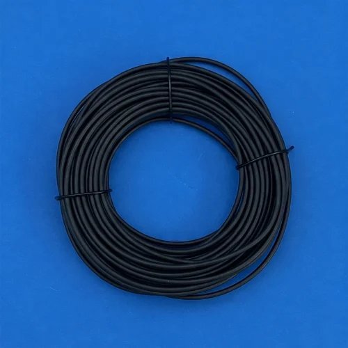 Viton Rubber Cord - Color: Black