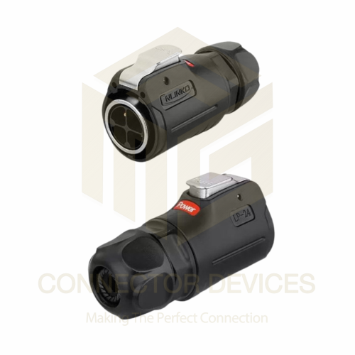 LP24 500V 25A 4Pin Male Plug IP67 Waterproof Power Connector