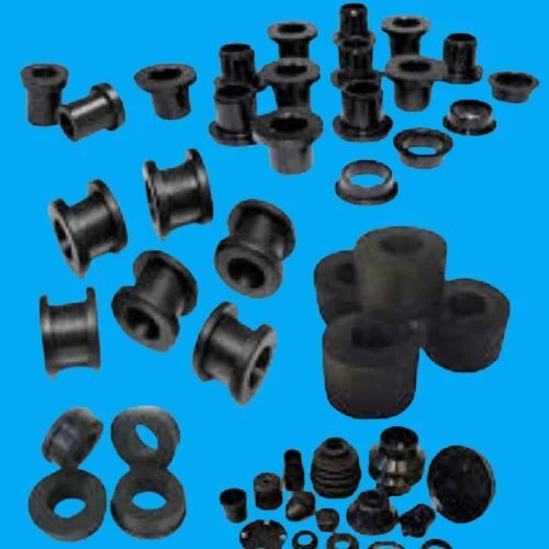 Black Rubber Bushes - Size: Standard