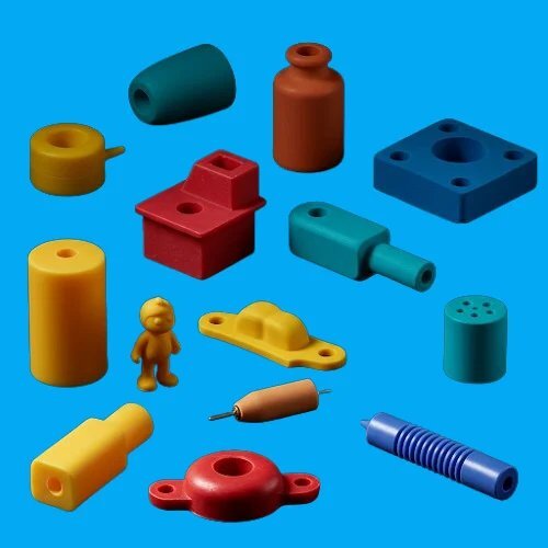 Rubber Moulded Items - Color: Multi Color