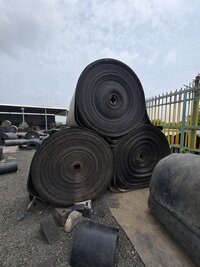 Black Rubber Conveyor Belt