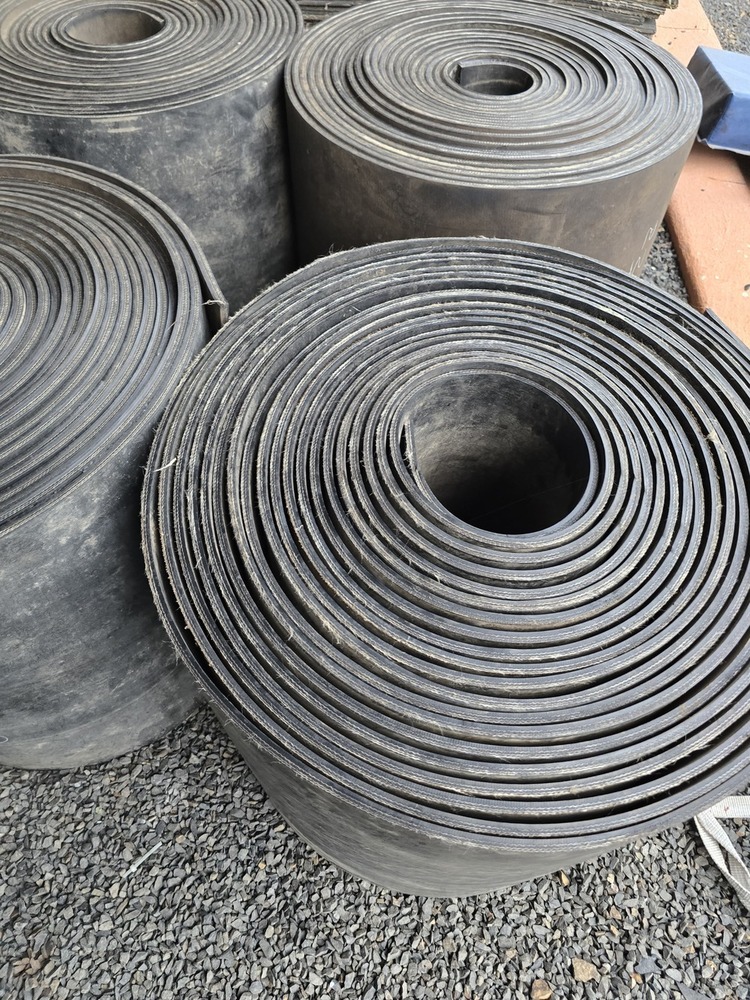 Black Rubber Conveyor Belt