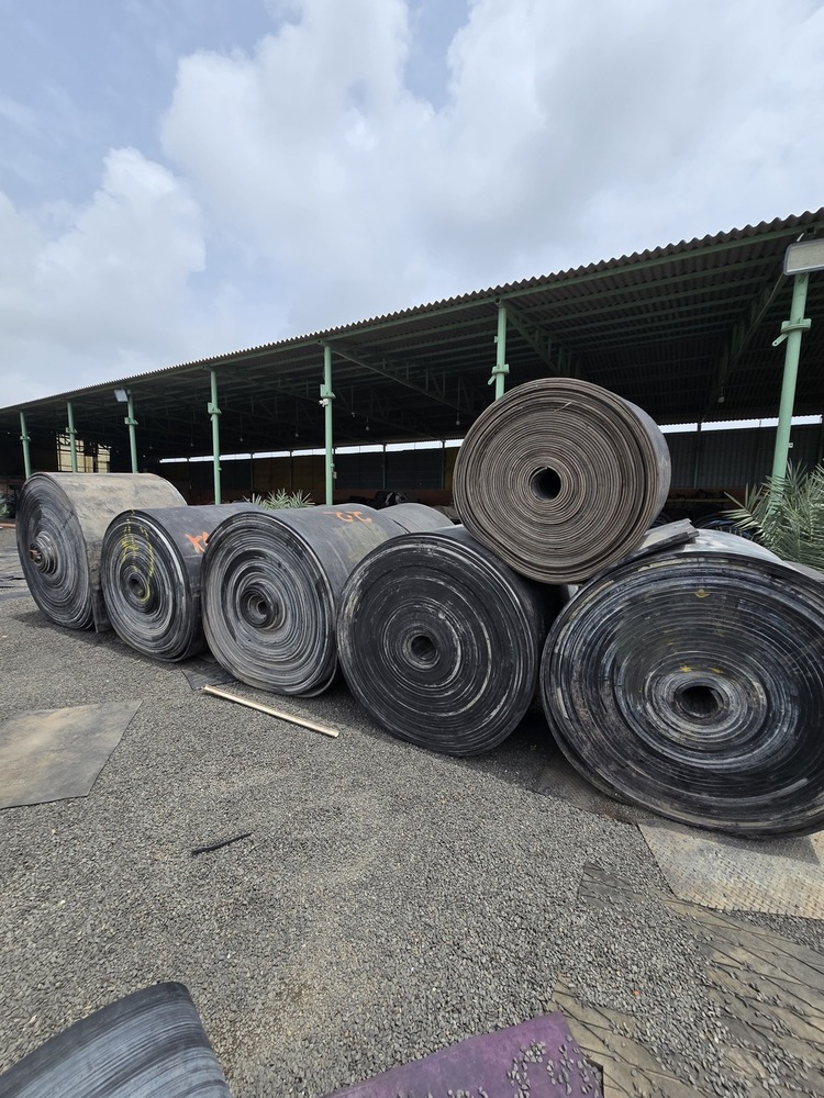 Black Rubber Conveyor Belt