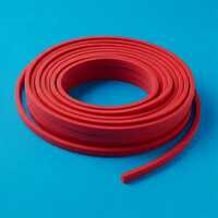 Silicone Rubber Strip - Silicone Material, 0.6-0.8 G/cmâ³ Density, 10-35 Shore A Hardness, Industrial Application, Red Color