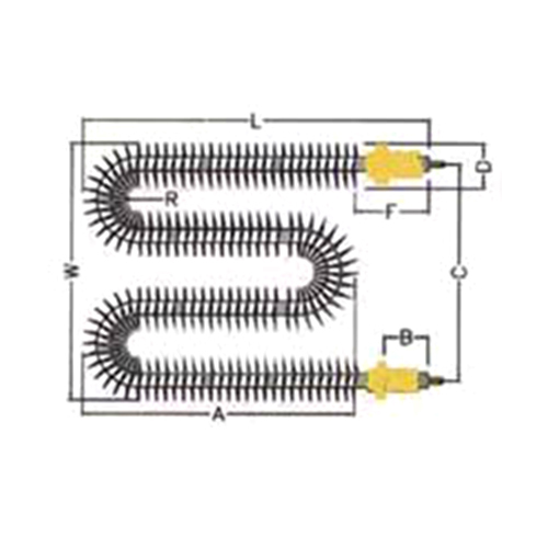 Portable Finned Heater - Power: Various Available Watt (W)