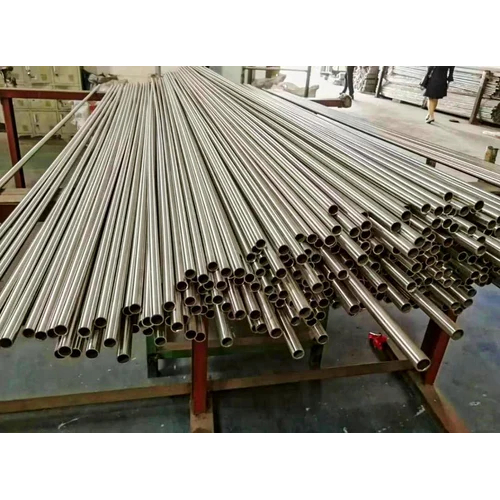 Cold Drawn Steel Round Pipe - Color: Silver