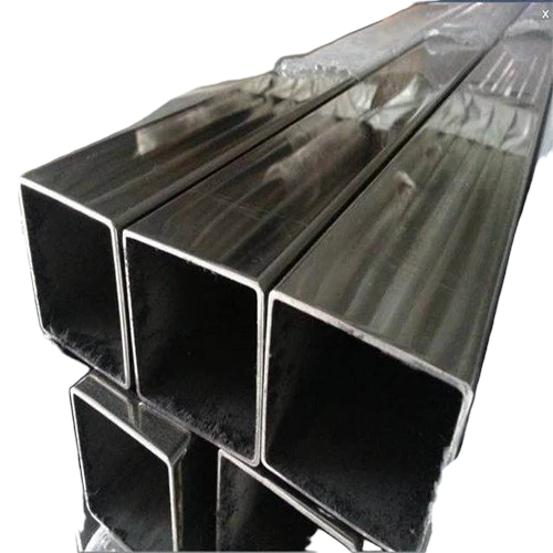 Stainless Steel Square Pipe - Color: Silver