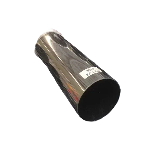 Mirror Finish Pipe With Plastic Cotted
