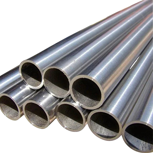 Stainless Steel Round Pipe - Color: Silver