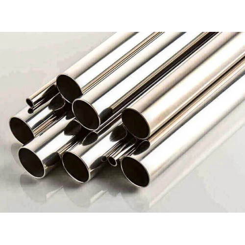 Stainless Steel Electo Polish Tube - Color: Silver