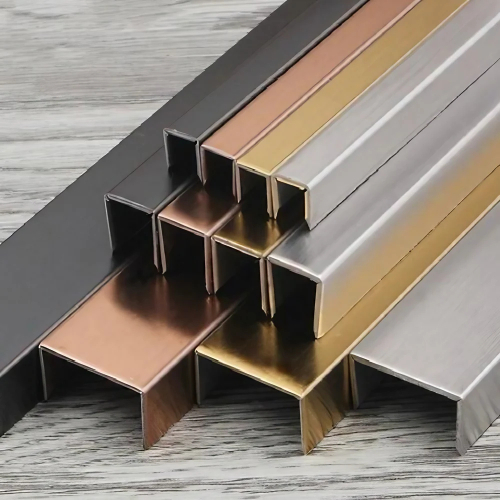 Ss U Profile 25Mm To 200Mm Gold & Rose Gold Black Mirror Pvd For Home Decor - Color: Multicolor