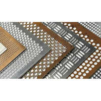 Stainless Steel Perforated Metal Mesh Sheet - Color: Silver And Golden